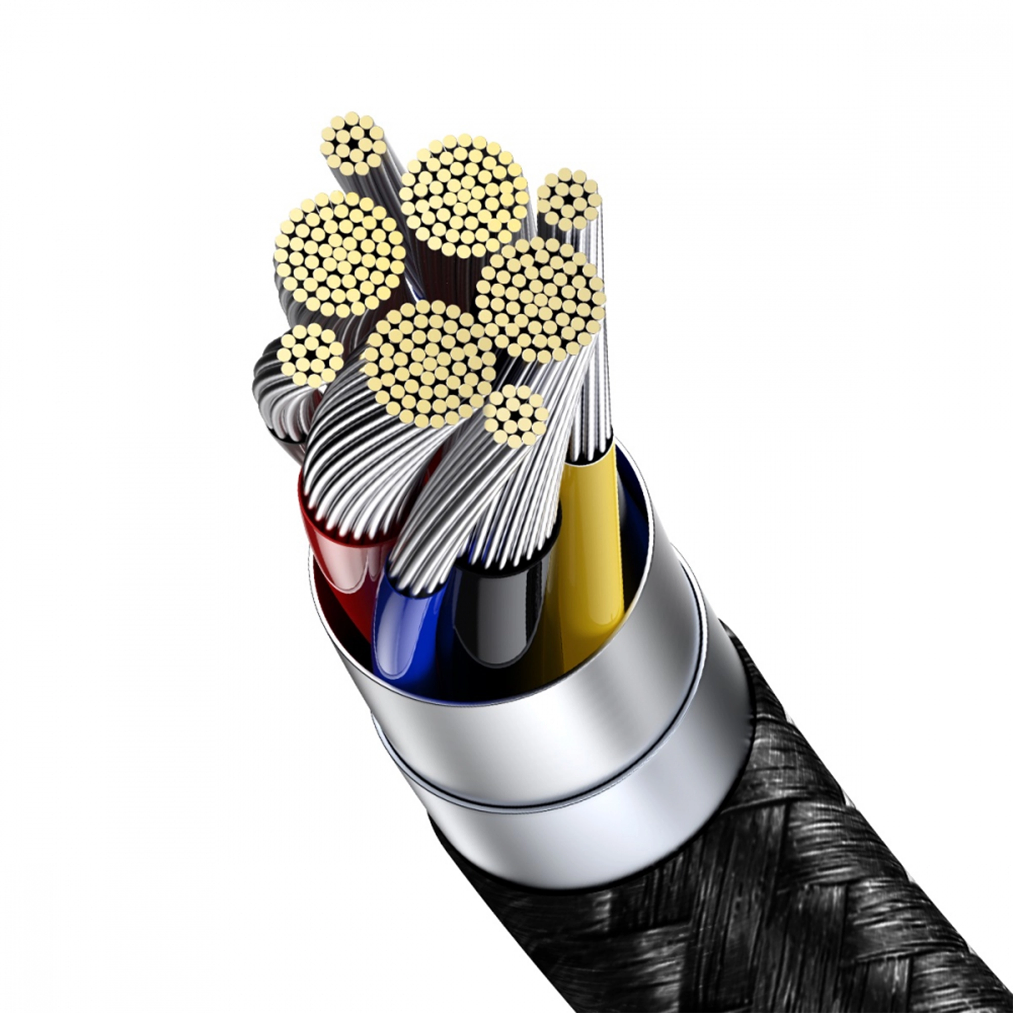 Купити Кабель Baseus Display Fast Charging Data Cable Type-C to Type-C 100W 2m Black - фото 5