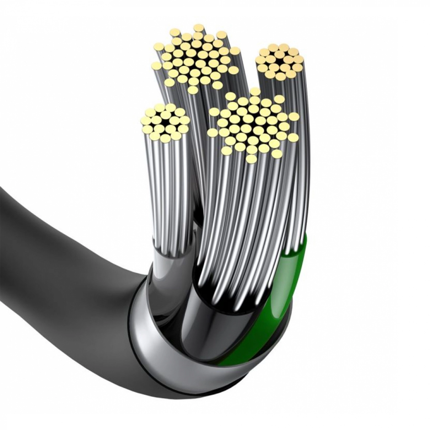 Купити Кабель Baseus Superior Series Fast Charging Data Cable USB to iP 2.4A 1m Black - фото 5
