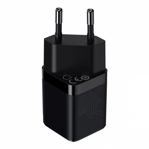 Купить Зарядное устройство Baseus GAN3 Fast Charger 1C 30W EU Black - фото 3