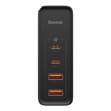 Купити Зарядний пристрій Baseus GaN2 Pro Quick Charger 2C+2U 100W EU Black (Include charging Cable Type-C 100W) - фото 2