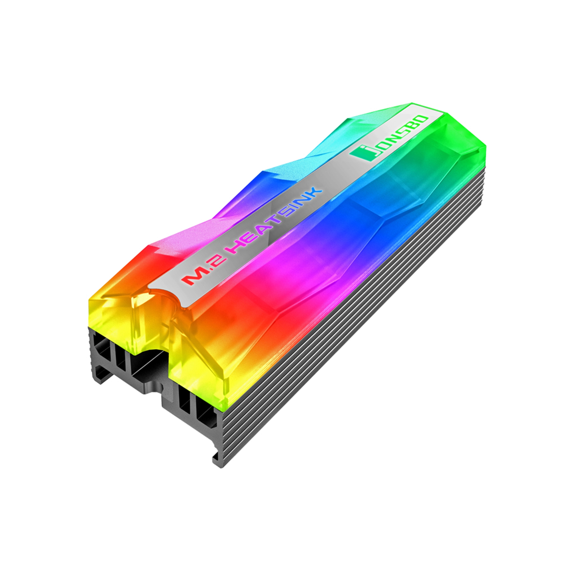 Купить Радиатор для M.2 SSD JONSBO M2-2 ARGB Gray - фото 1