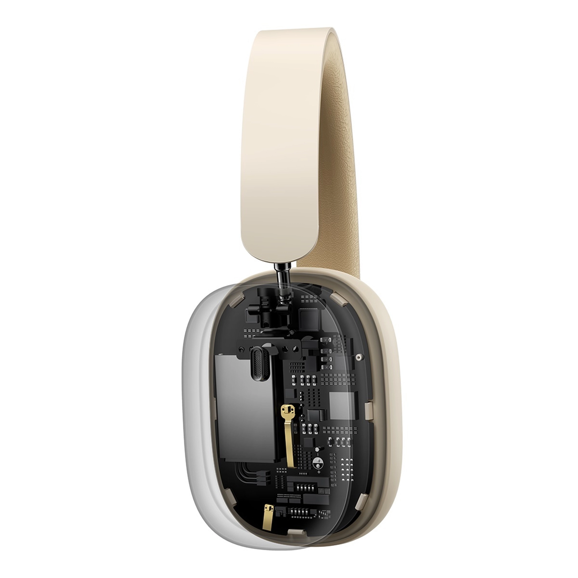 Купити Навушники Baseus Bowie H1 Noise-Cancelling Wireless Headphones Creamy-White - фото 5