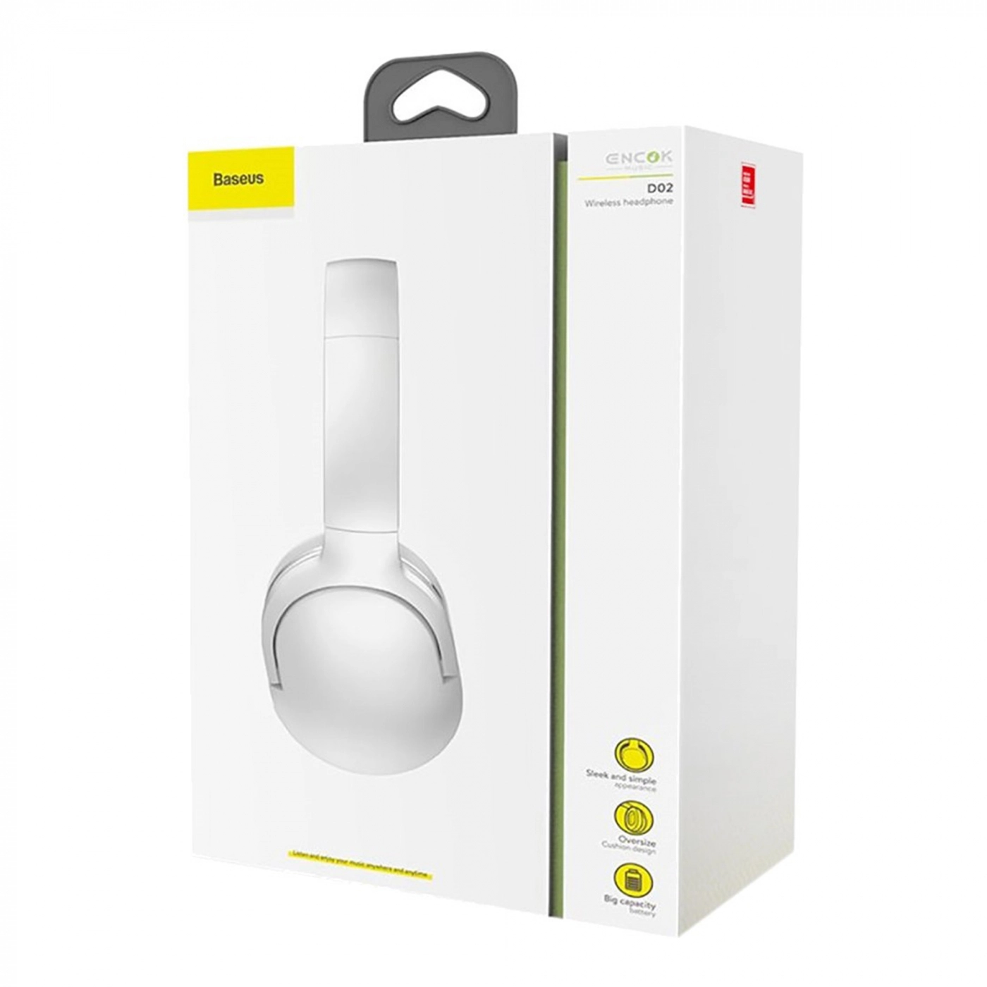 Купить Наушники Baseus Encok Wireless headphone D02 Pro White - фото 7