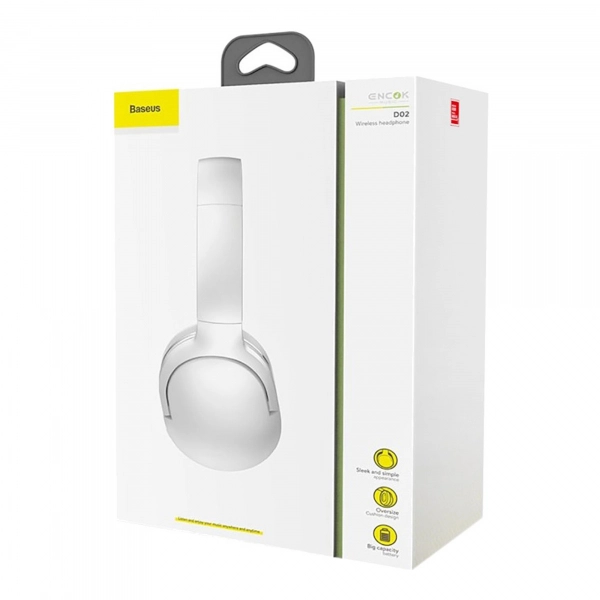 Купить Наушники Baseus Encok Wireless headphone D02 Pro White - фото 7