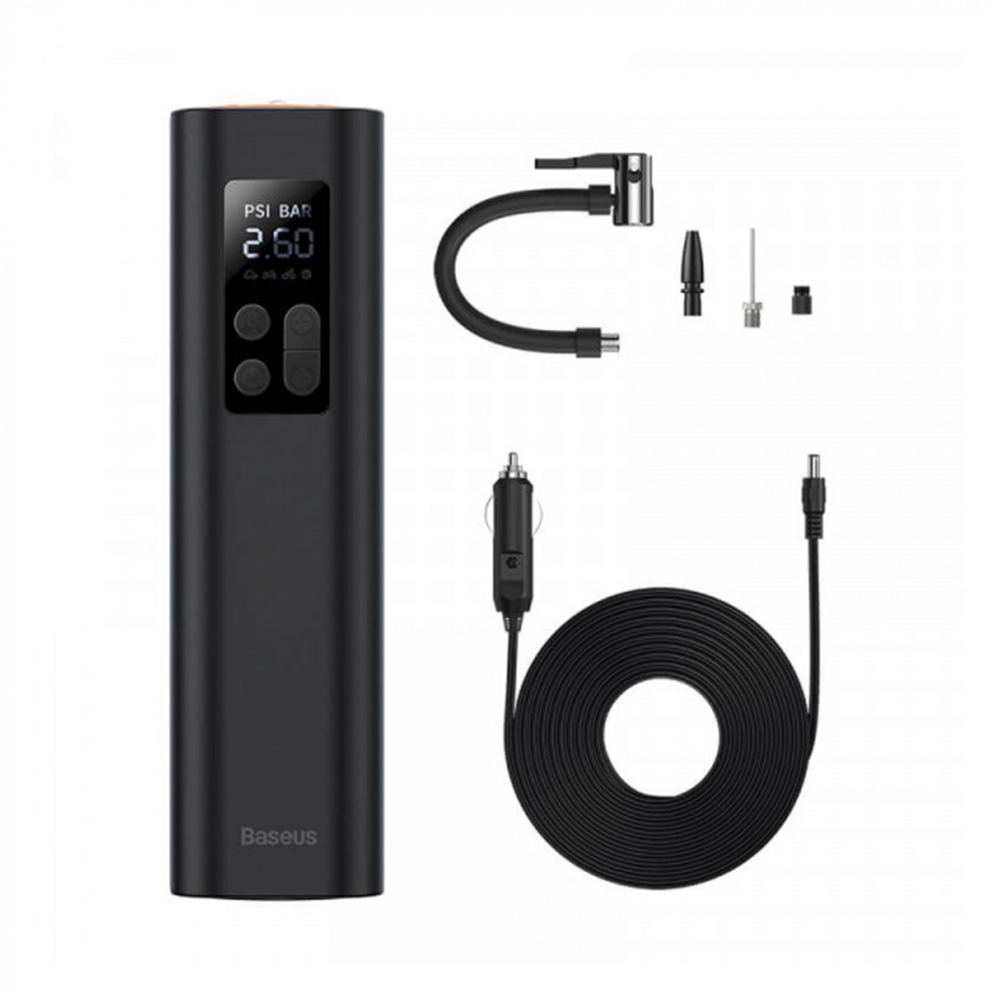 Купить Автомобильный насос Baseus Super Mini Inflator Pump Black - фото 5