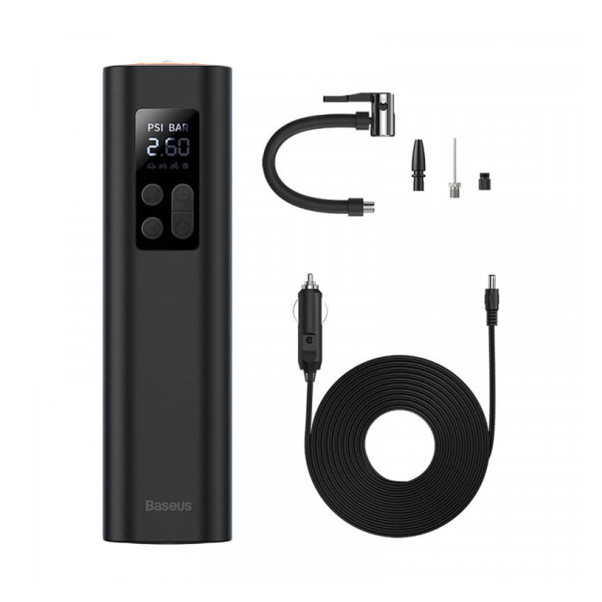 Купить Автомобильный насос Baseus Super Mini Inflator Pump Black - фото 5