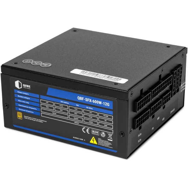 Купить Блок питания QUBE 600W 80+ Gold QBF-SFX-600W-12G Bulk - фото 2