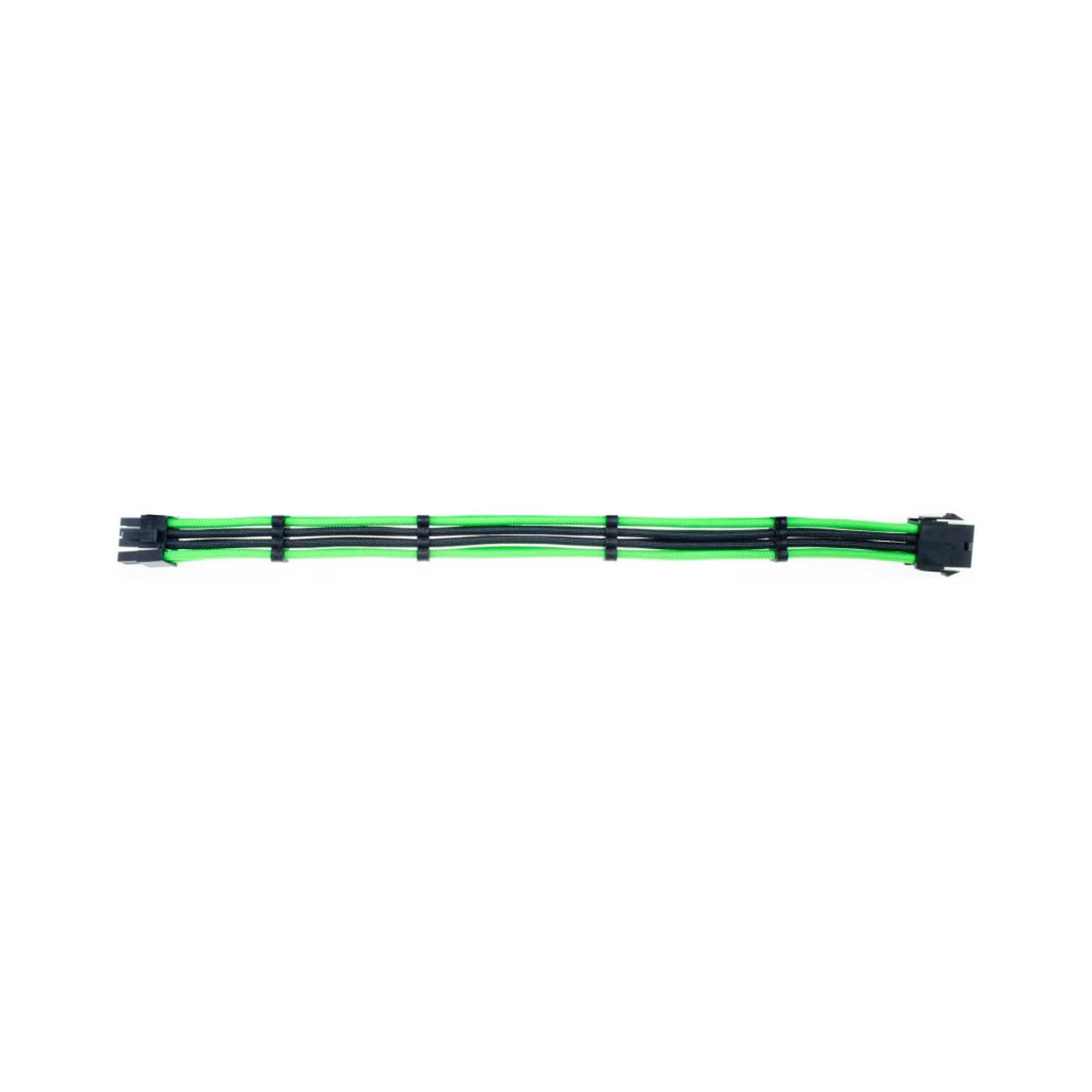 Купити Кабель для блока живлення QUBE 6+2P VGA Black-Green - фото 1