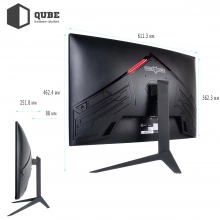 Купити Монітор 27" QUBE Overlord C27Q165Fast - фото 5