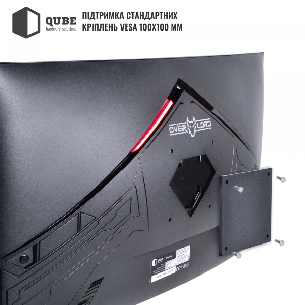 Купити Монітор 27" QUBE Overlord C27Q165Fast - фото 7