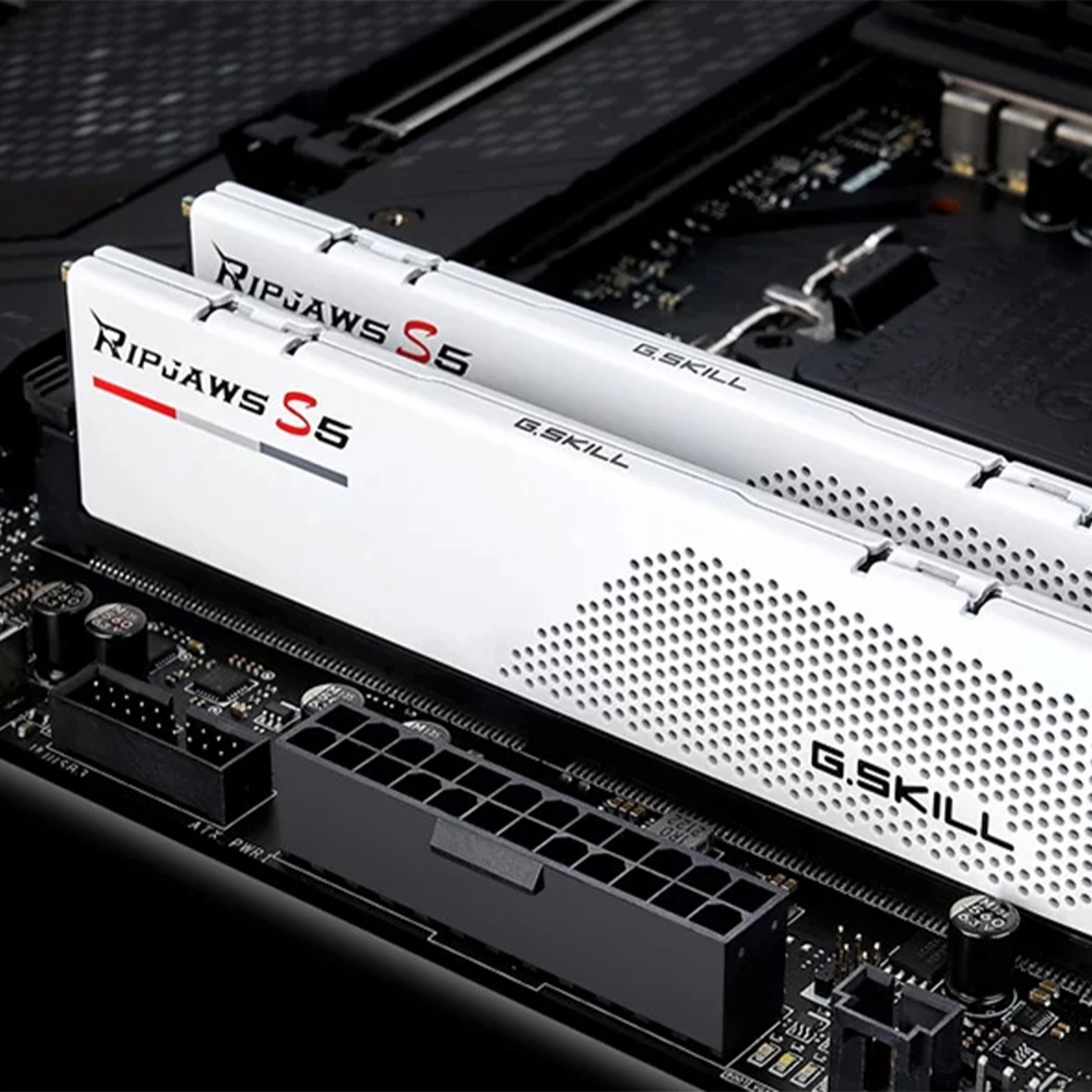 Купить Модуль памяти G.Skill Ripjaws S5 White DDR5-5200 32GB (2x16GB) CL36-36-36-83 1.2V - фото 4