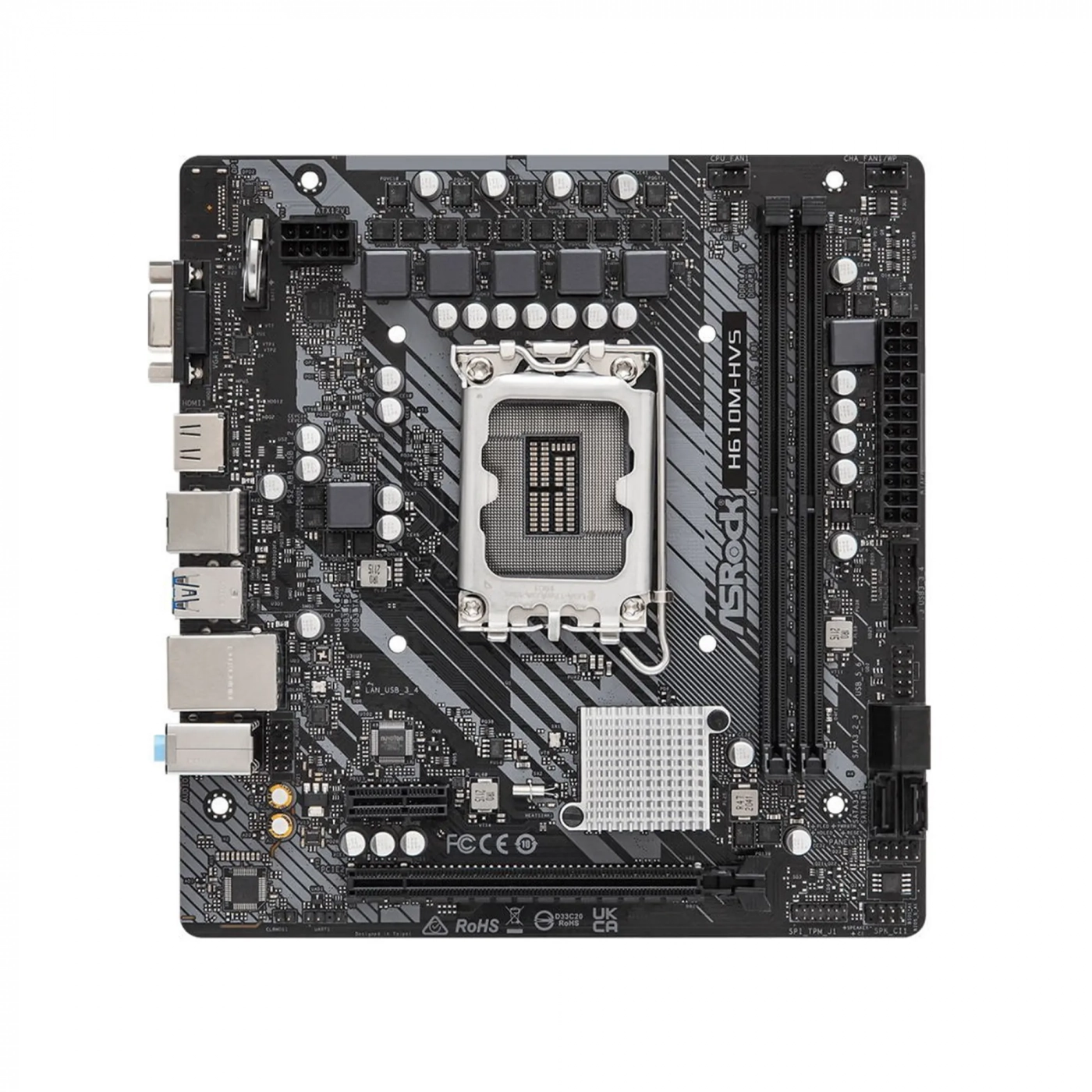 Купить Материнская плата ASRock H610M-HVS - фото 2