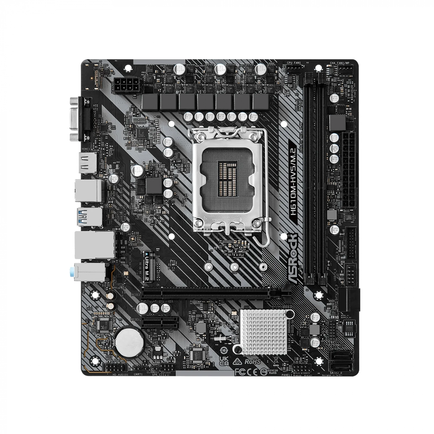 Купить Материнская плата ASRock H610M-HVS/M.2 R2.0 - фото 2