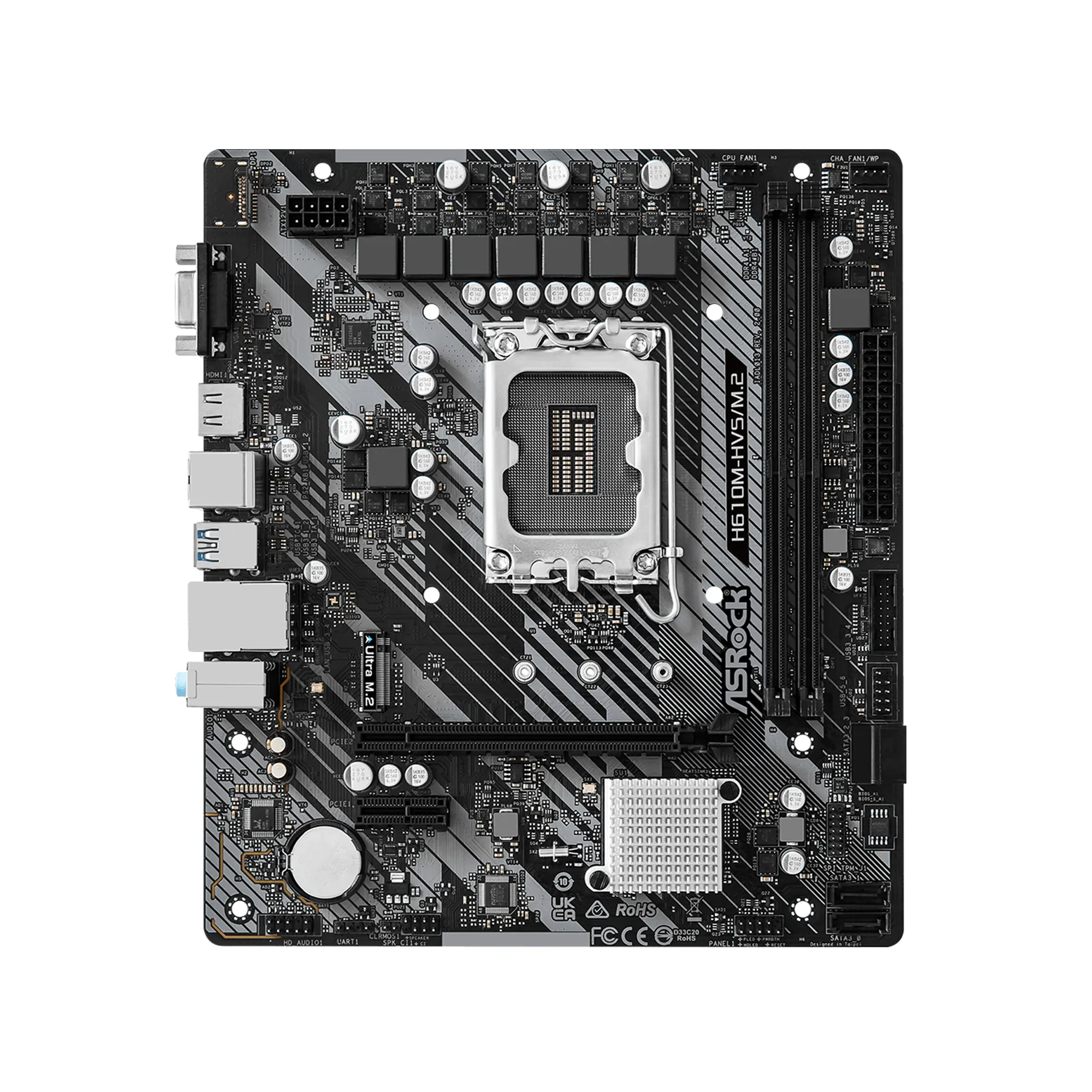 Купить Материнская плата ASRock H610M-HVS/M.2 R2.0 - фото 2
