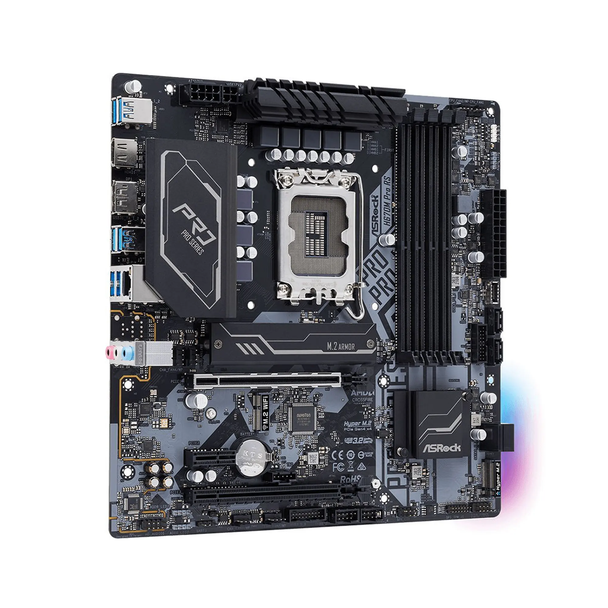 Купити Материнська плата ASRock H670M PRO RS - фото 1