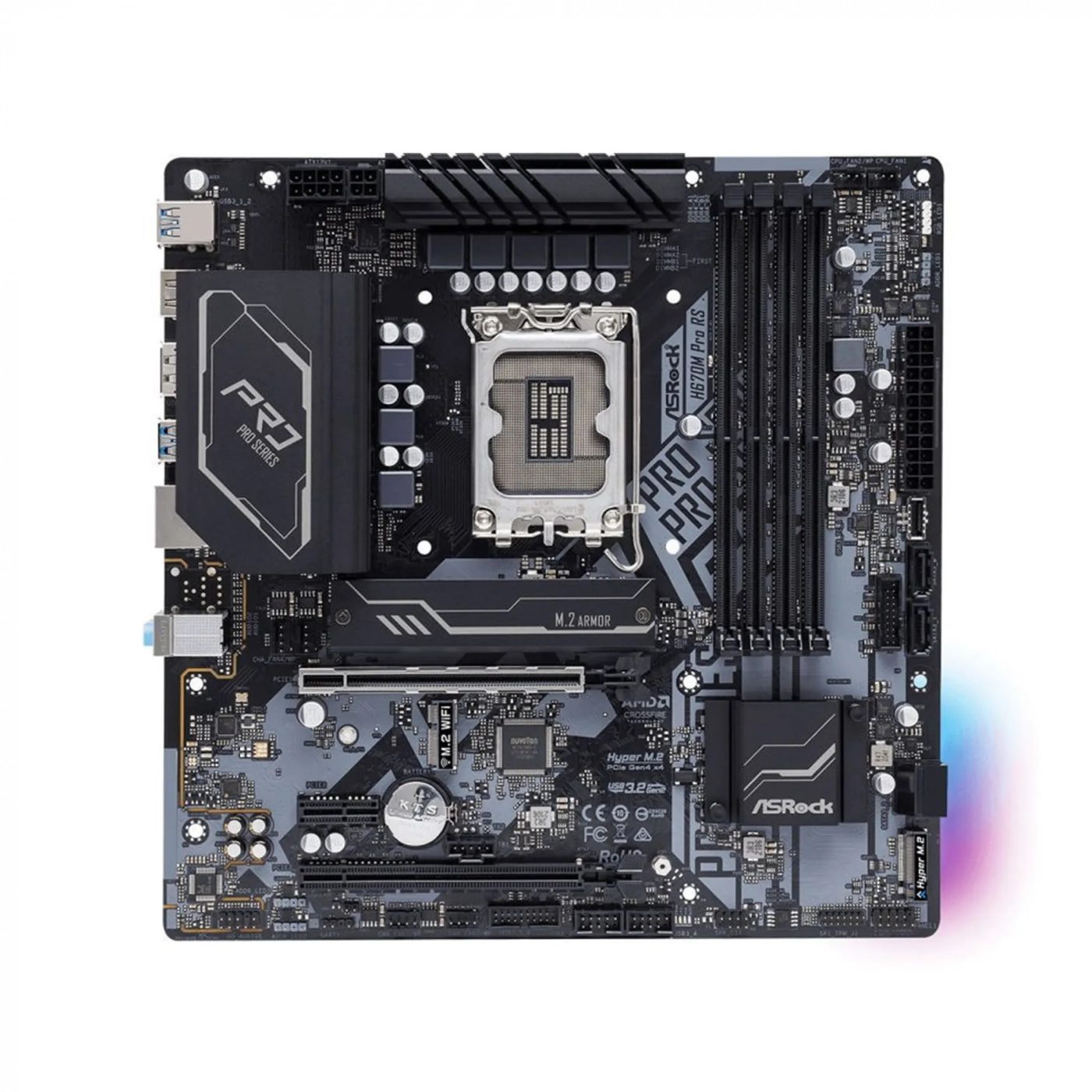 Купити Материнська плата ASRock H670M PRO RS - фото 2