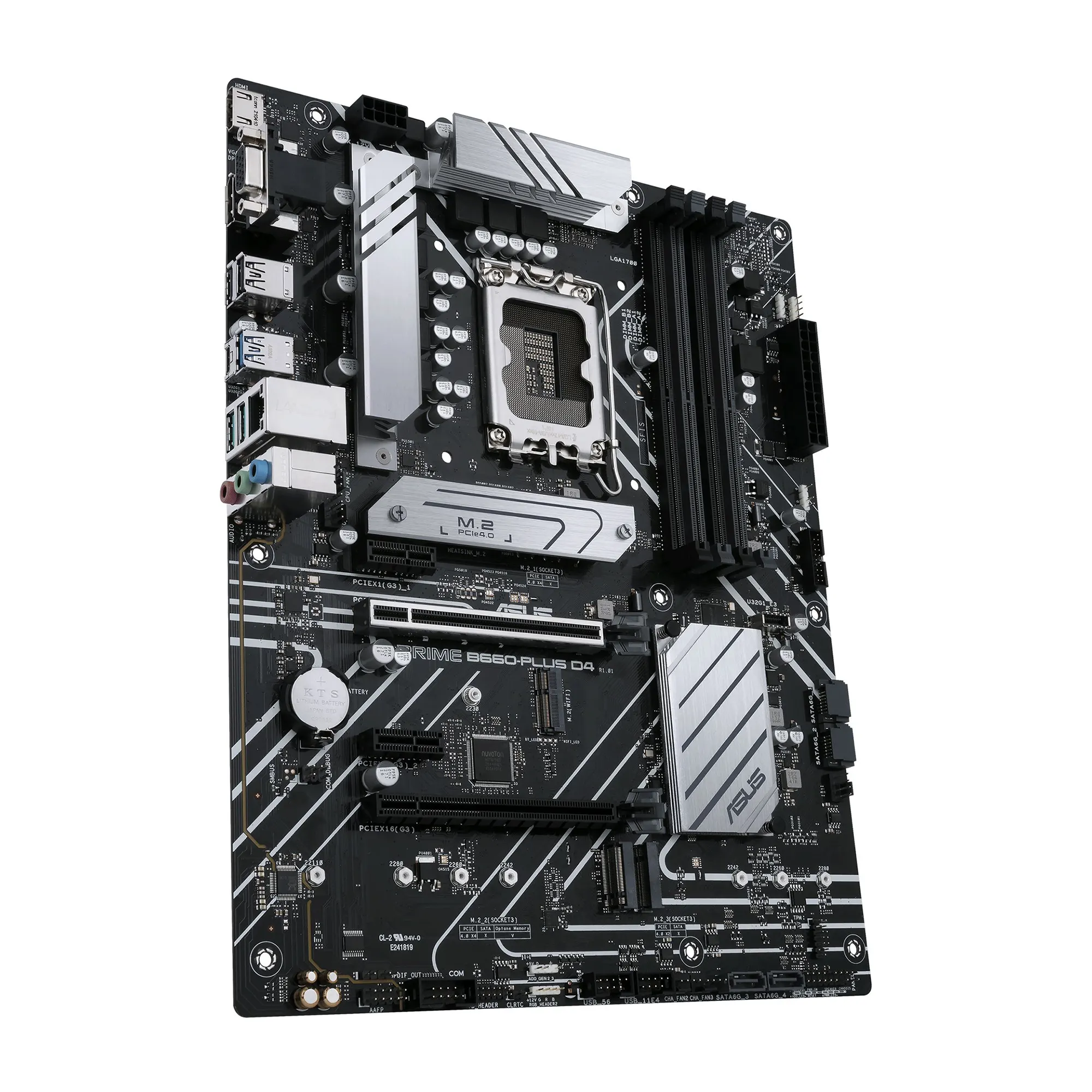 Купить Материнcкая плата ASUS PRIME B660-PLUS D4 - фото 1