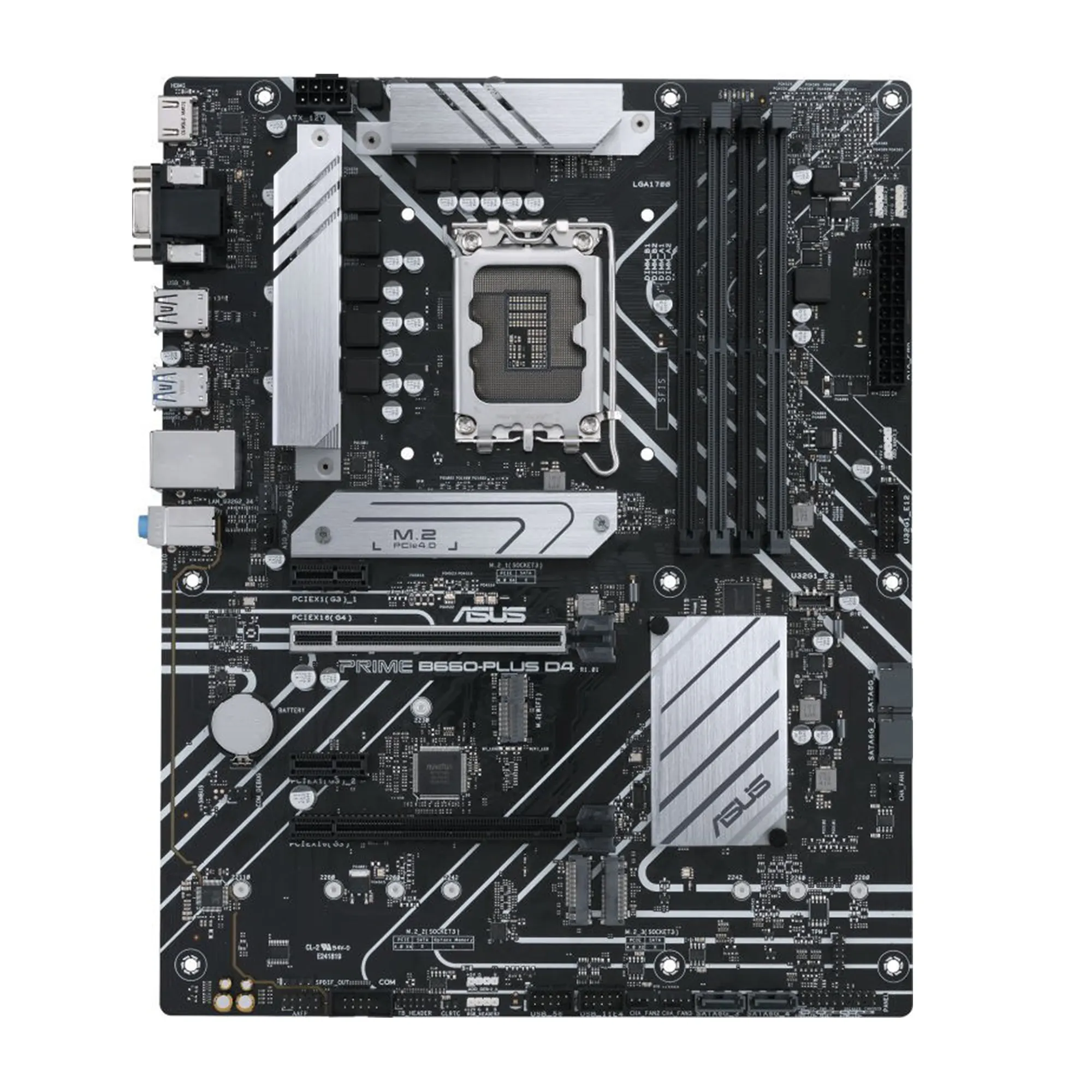 Купить Материнcкая плата ASUS PRIME B660-PLUS D4 - фото 3