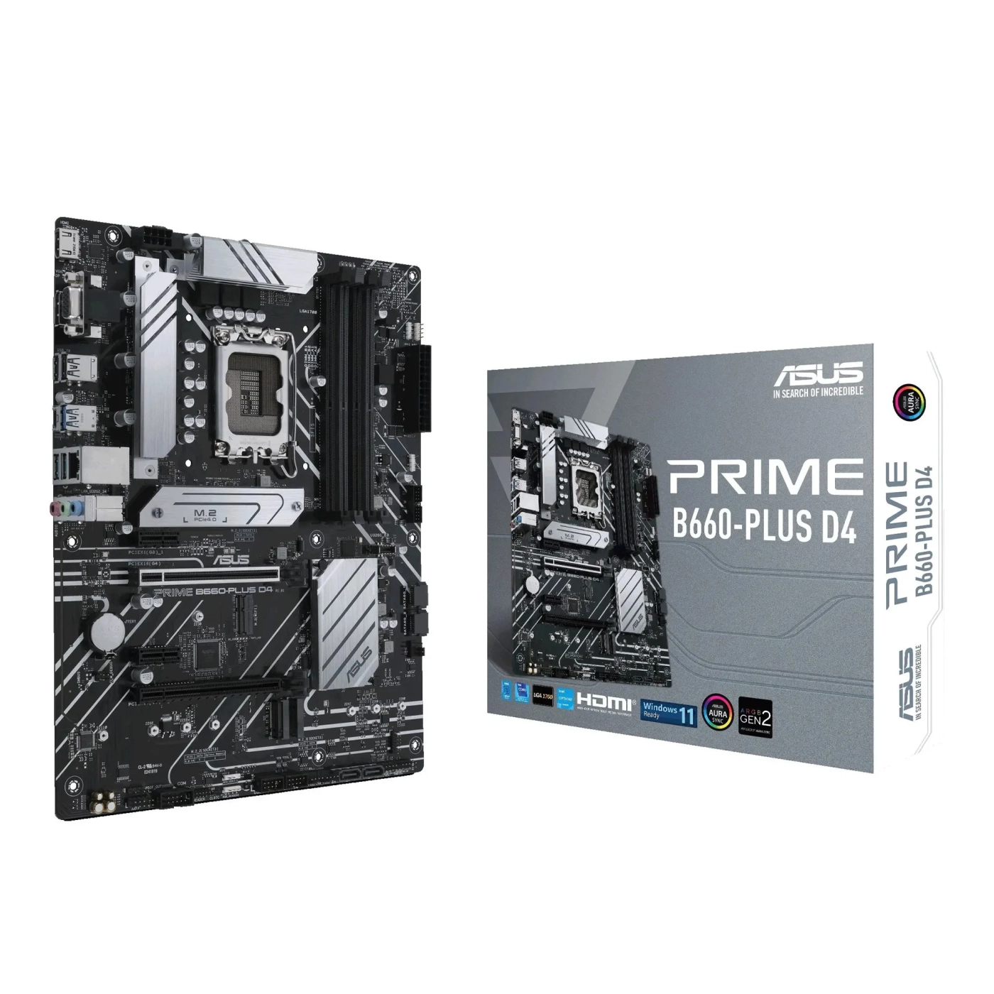 Купить Материнcкая плата ASUS PRIME B660-PLUS D4 - фото 1