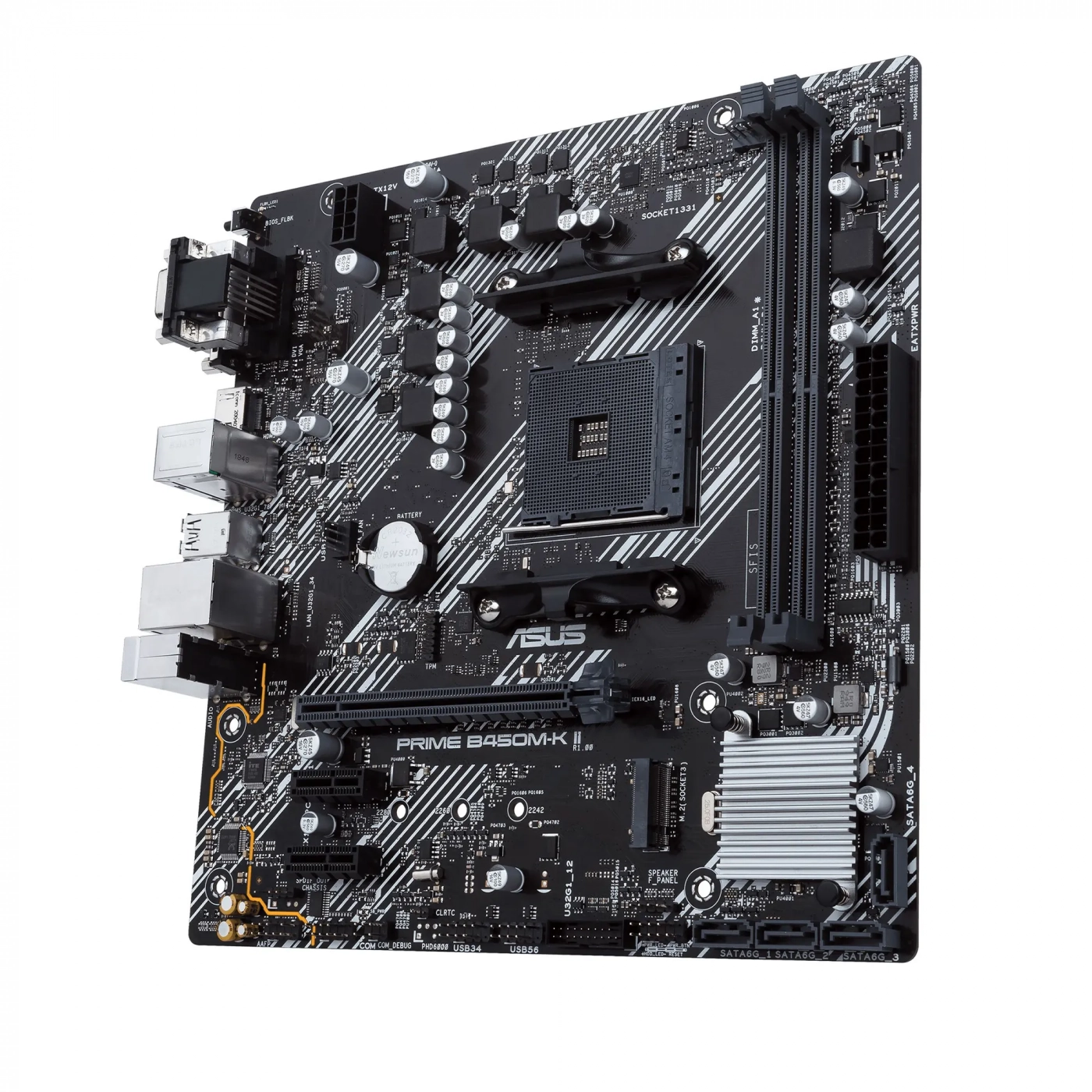 Купить Материнская плата ASUS PRIME B450M-K II - фото 1