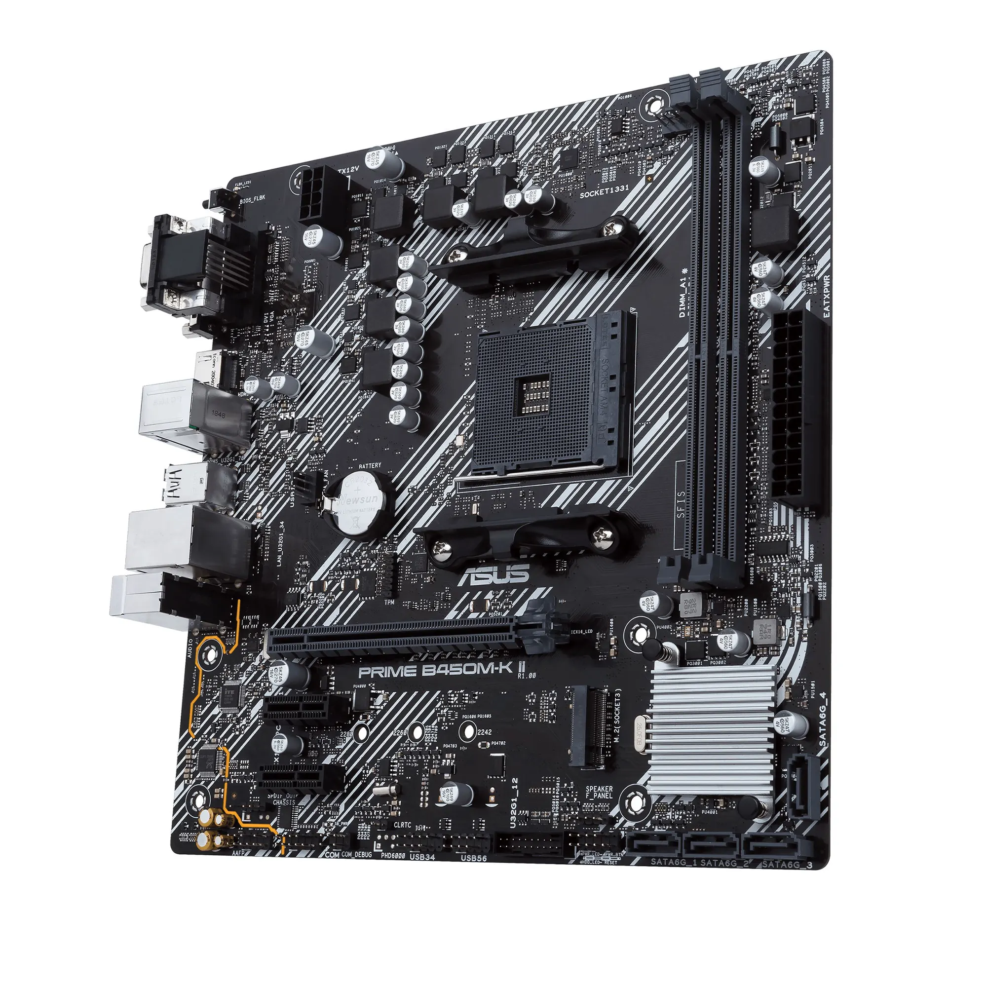 Купить Материнская плата ASUS PRIME B450M-K II - фото 1