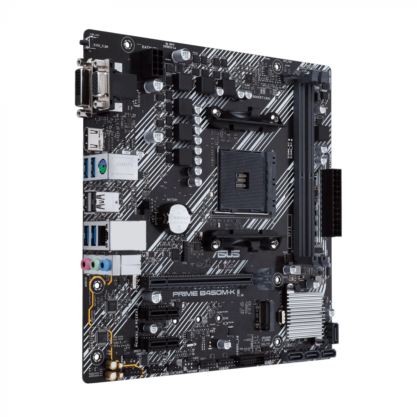Купить Материнская плата ASUS PRIME B450M-K II - фото 2