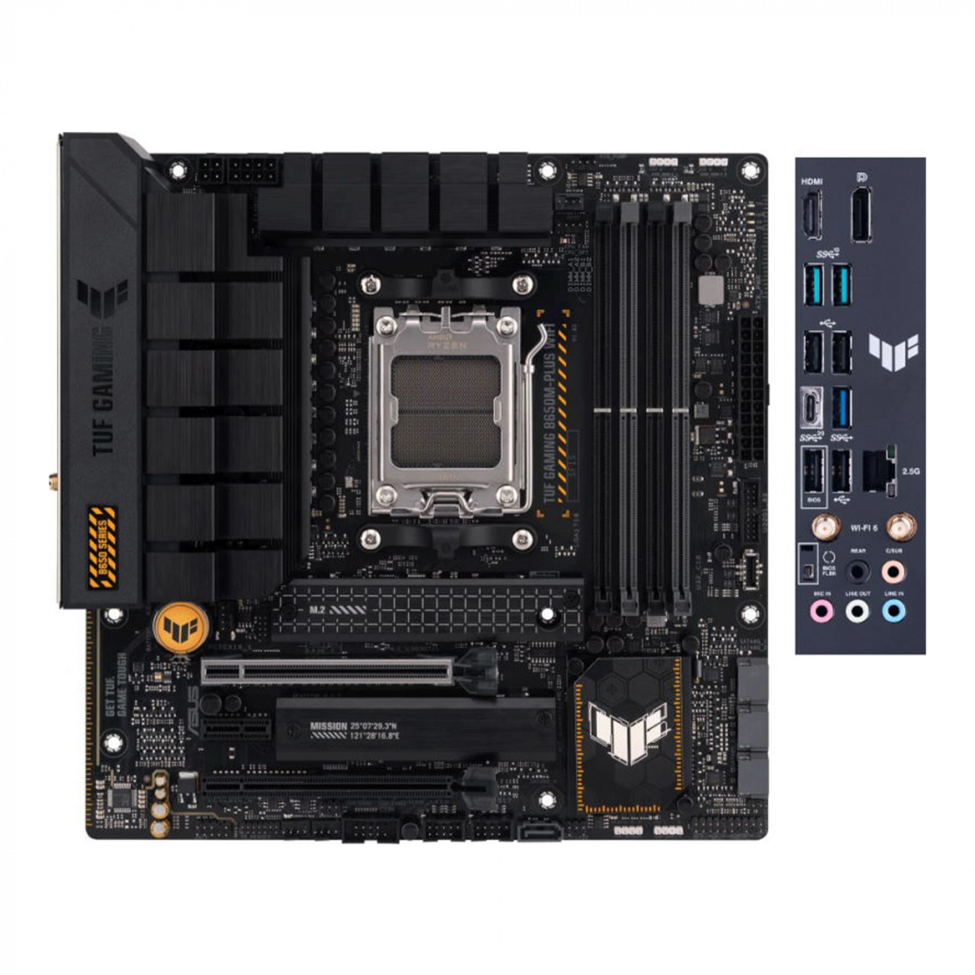 Купити Материнська плата ASUS TUF GAMING B650M-PLUS WIFI - фото 8