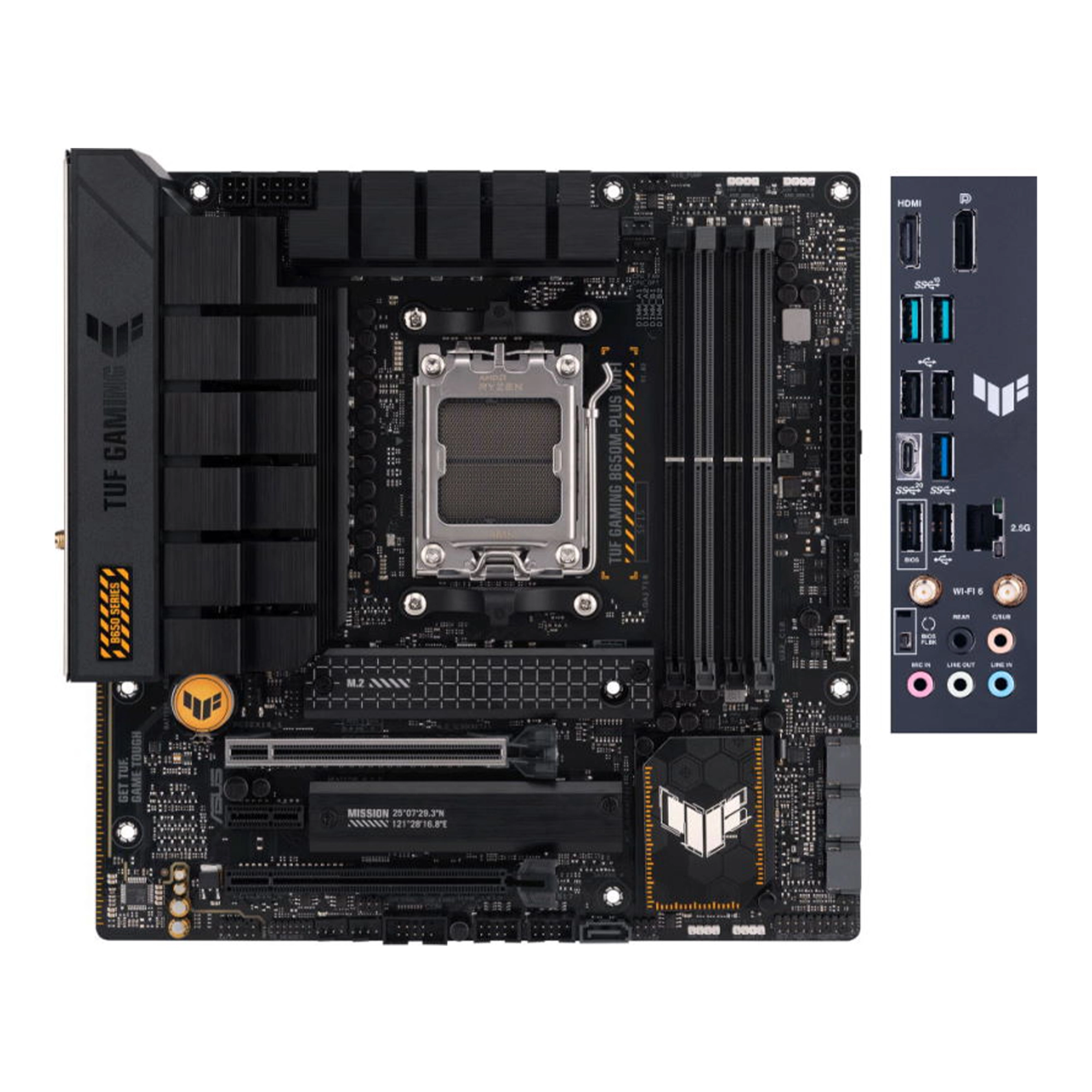 Купити Материнська плата ASUS TUF GAMING B650M-PLUS WIFI - фото 8