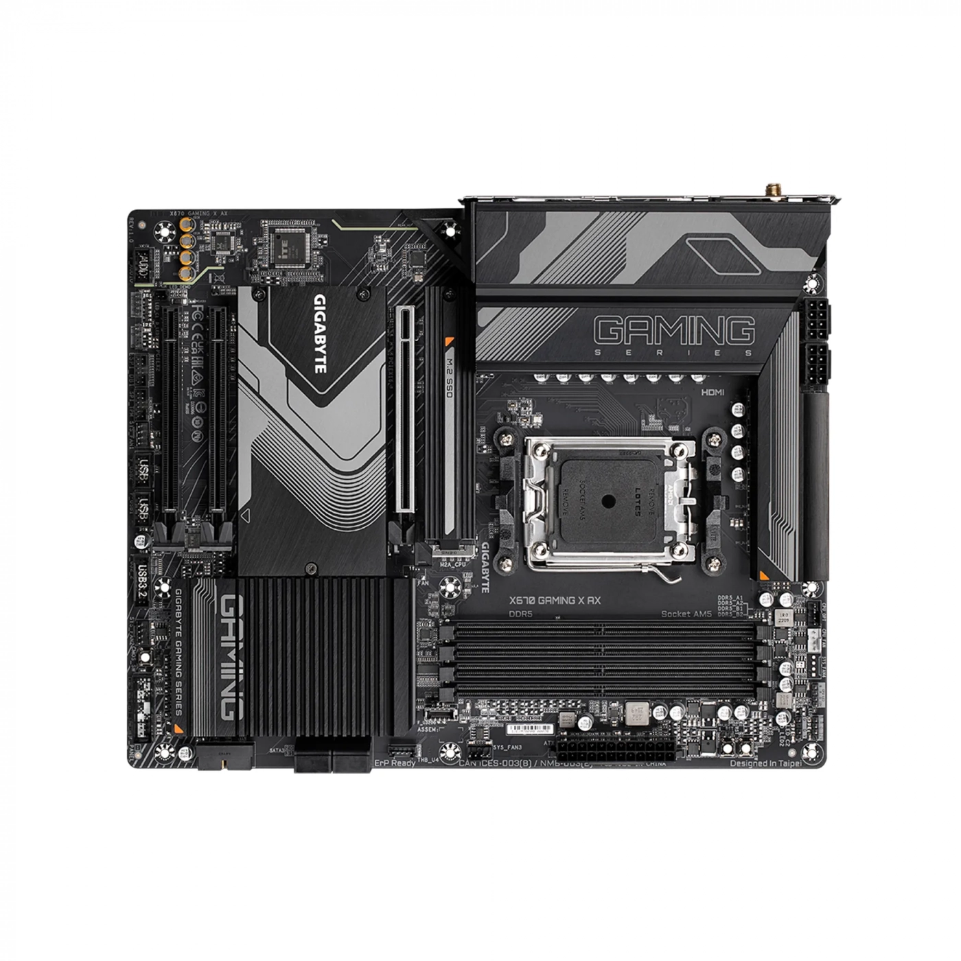 Купити Материнська плата GIGABYTE X670 GAMING X AX - фото 4