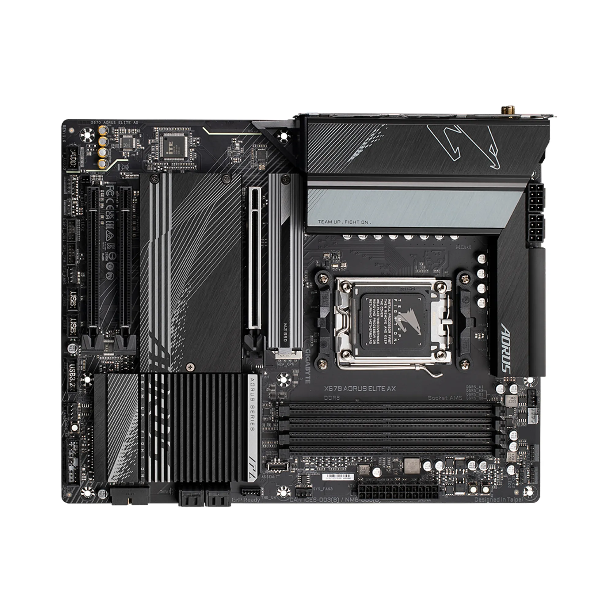 Купить Материнская плата GIGABYTE X670 AORUS ELITE AX - фото 4
