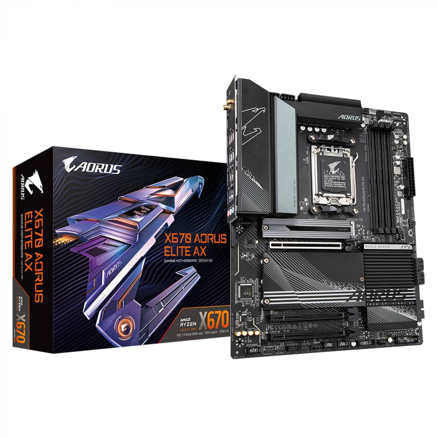 Купить Материнская плата GIGABYTE X670 AORUS ELITE AX - фото 6