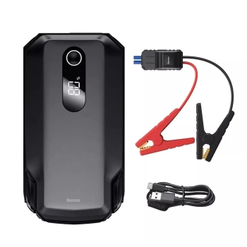 Купить Пуско-зарядное устройство Baseus Super Energy Max Car Jump Starter (20000mAh, Peakcurrent 2000A) Black - фото 1