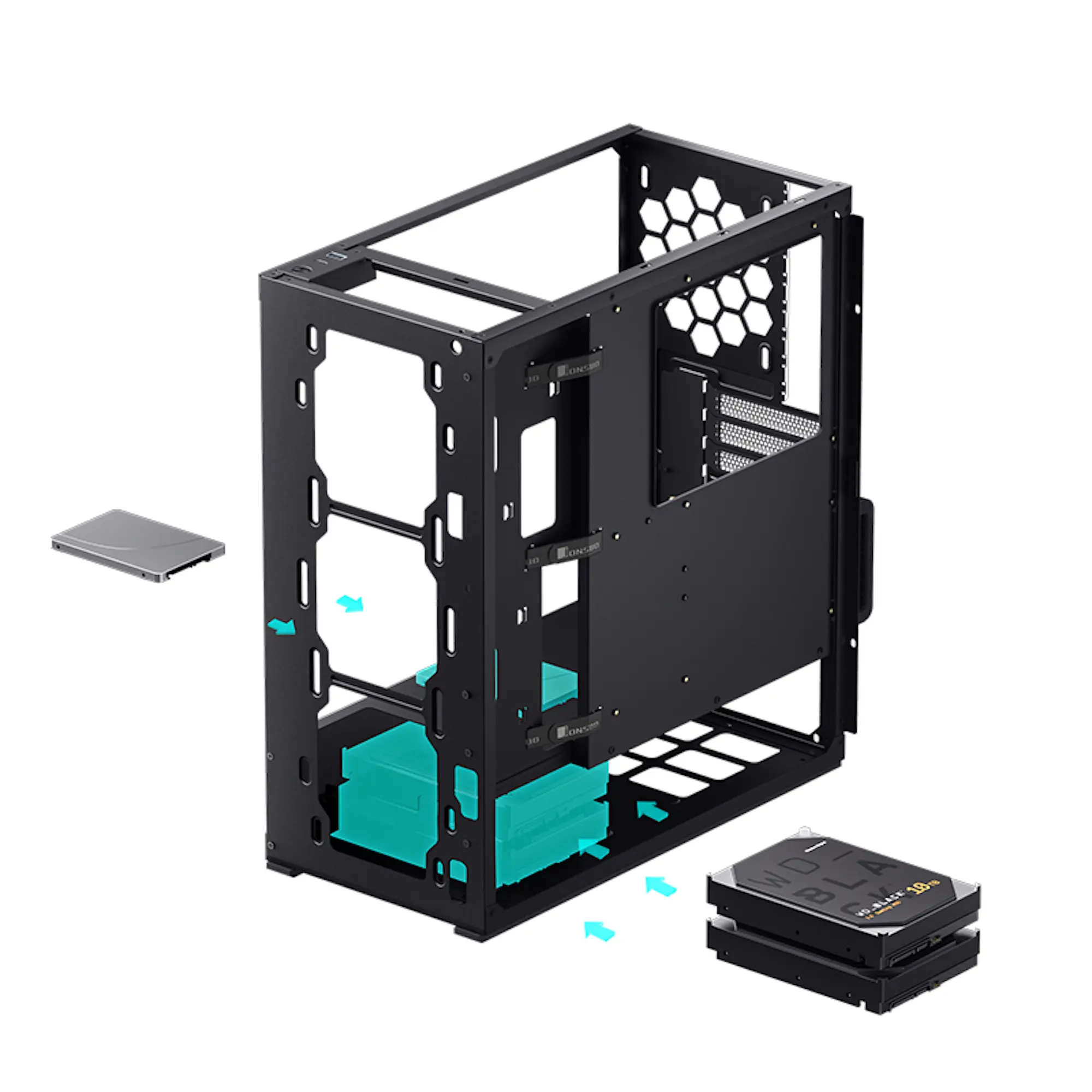 Купити Корпус JONSBO VR4 Black - фото 8