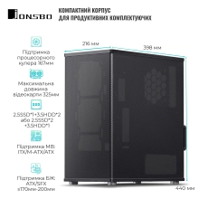 Купити Корпус JONSBO VR4 Black - фото 2