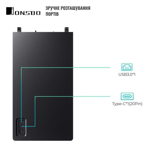 Купити Корпус JONSBO VR4 Black - фото 3
