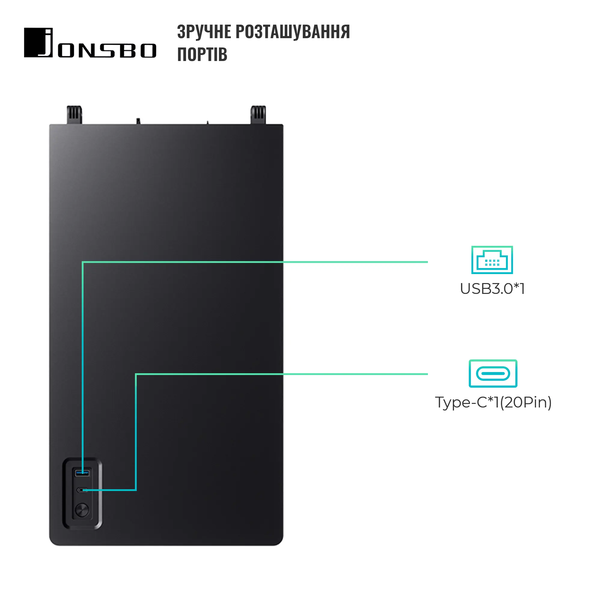 Купити Корпус JONSBO VR4 Black - фото 3