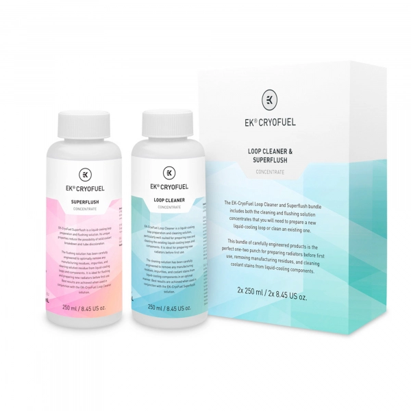 Купити Очищувач EKWB EK-CryoFuel Loop Cleaner + Superflush (Concentrate 250mL) - фото 2
