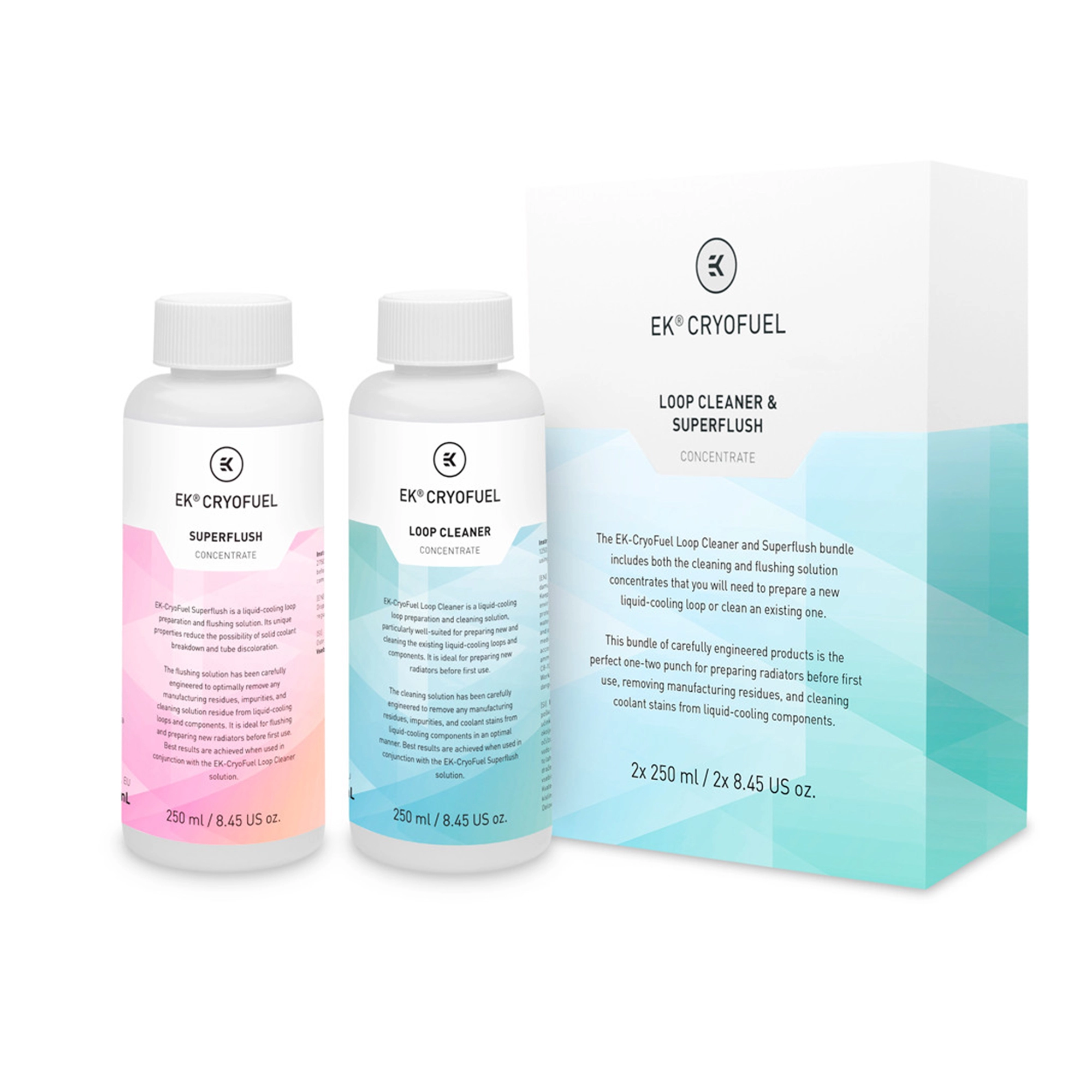 Купити Очищувач EKWB EK-CryoFuel Loop Cleaner + Superflush (Concentrate 250mL) - фото 2
