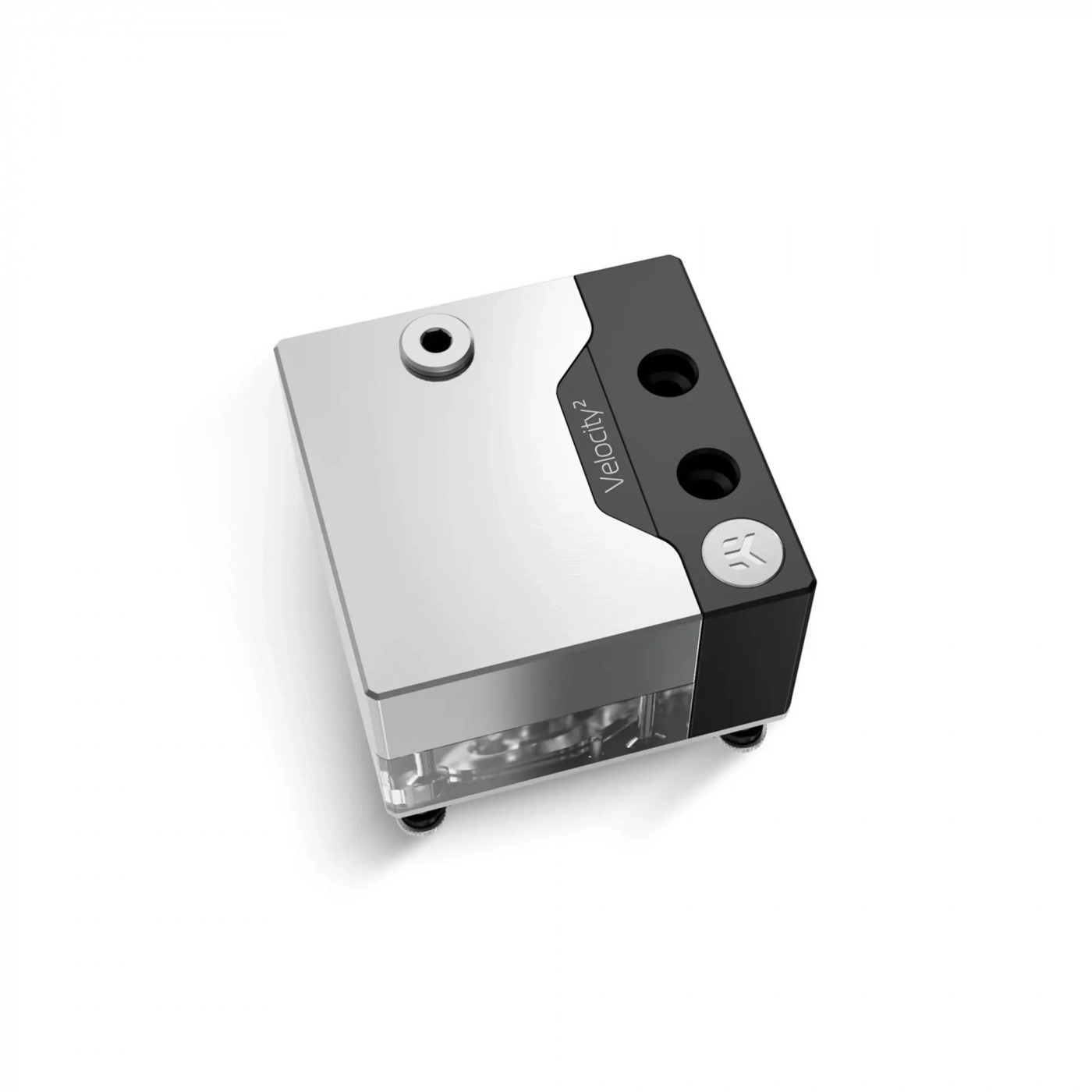 Купить Водоблок EKWB EK-Quantum Velocity² DDC 4.2 PWM D-RGB - 1700 Nickel + Plexi - фото 1
