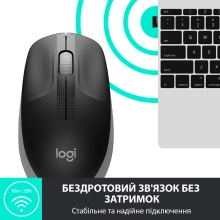 Купити Миша Logitech M190 Mid Grey - фото 3
