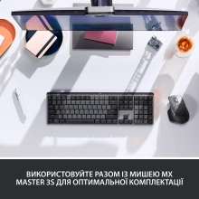 Купить Клавиатура Logitech MX Mechanical Wireless Illuminated Performance Graphite Clicky - фото 9