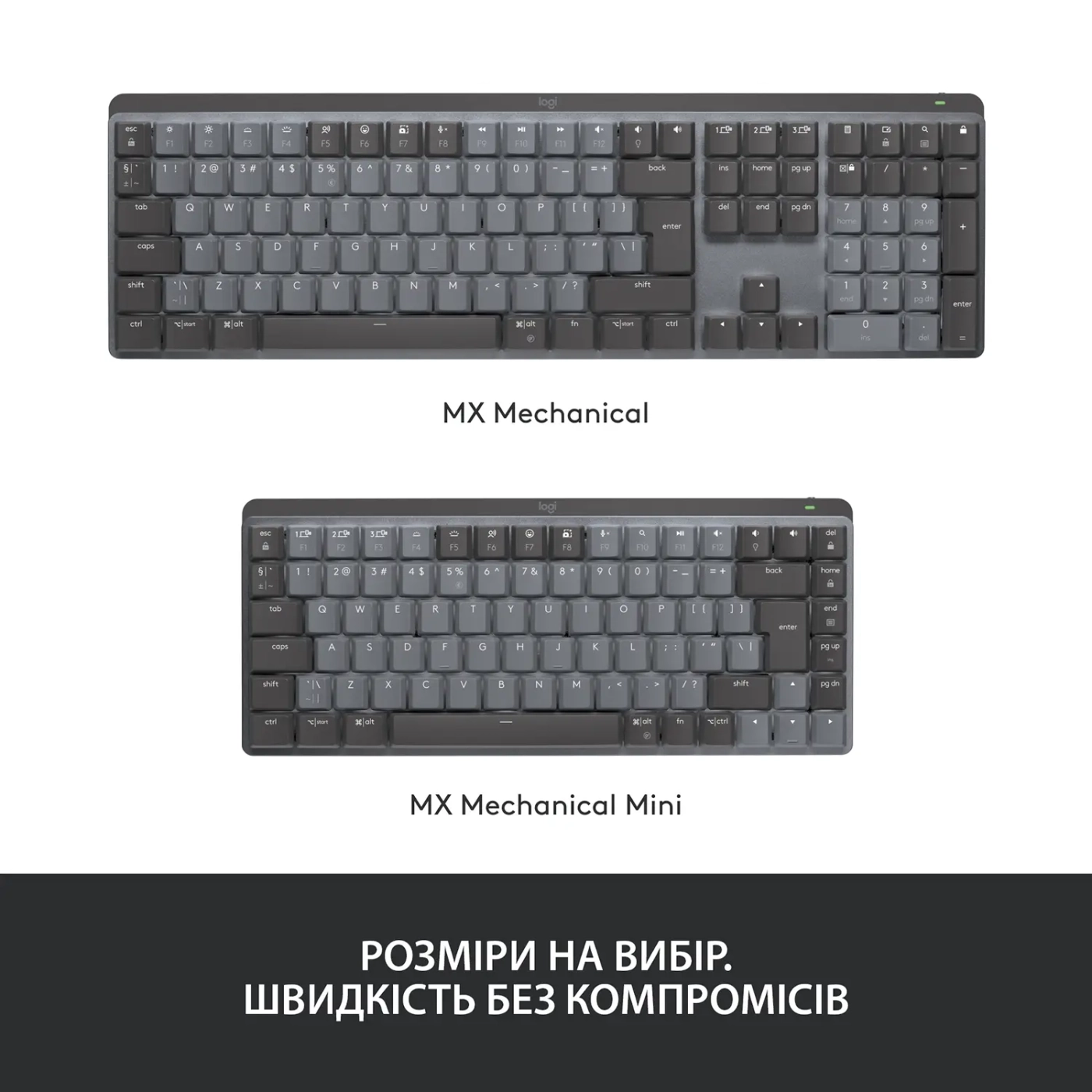 Купить Клавиатура Logitech MX Mechanical Wireless Illuminated Performance Graphite Clicky - фото 10