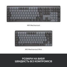 Купить Клавиатура Logitech MX Mechanical Wireless Illuminated Performance Graphite Clicky - фото 10