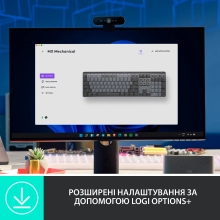 Купить Клавиатура Logitech MX Mechanical Wireless Illuminated Performance Graphite Tactile - фото 5