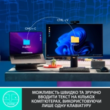 Купить Клавиатура Logitech MX Mechanical Wireless Illuminated Performance Graphite Tactile - фото 8