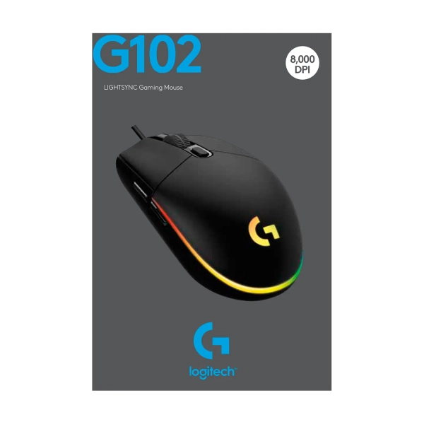 Купить Мышь Logitech G102 Lightsync Black - фото 10