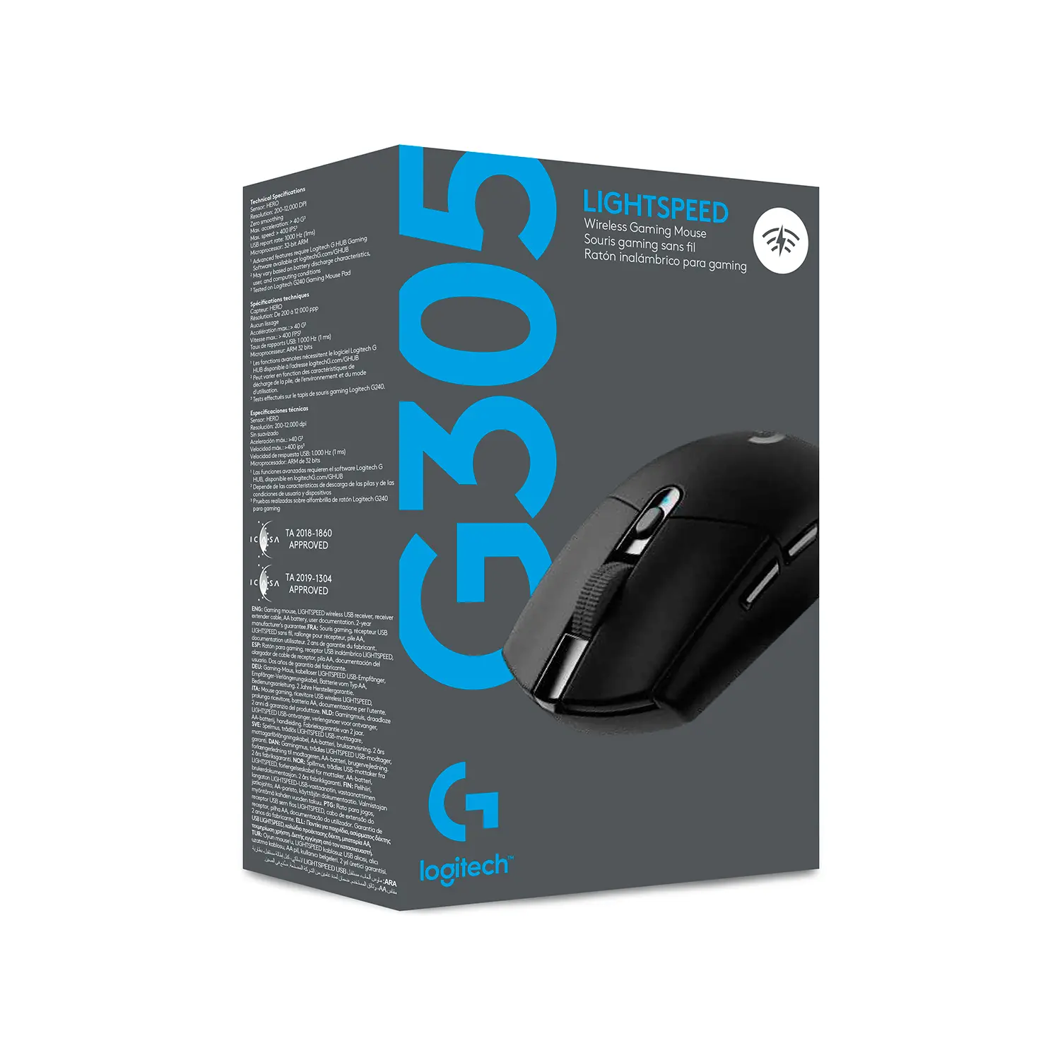 Купити Миша Logitech G305 Lightspeed Black - фото 10