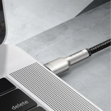 Купить Кабель Baseus Cafule PD2.0 100W flash charging Type-C to Type-C cable (20V 5A)2m Gray+Black - фото 6