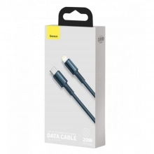 Купить Кабель Baseus High Density Braided Fast Charging Data Cable Type-C to iP PD 20W 1m Blue - фото 6