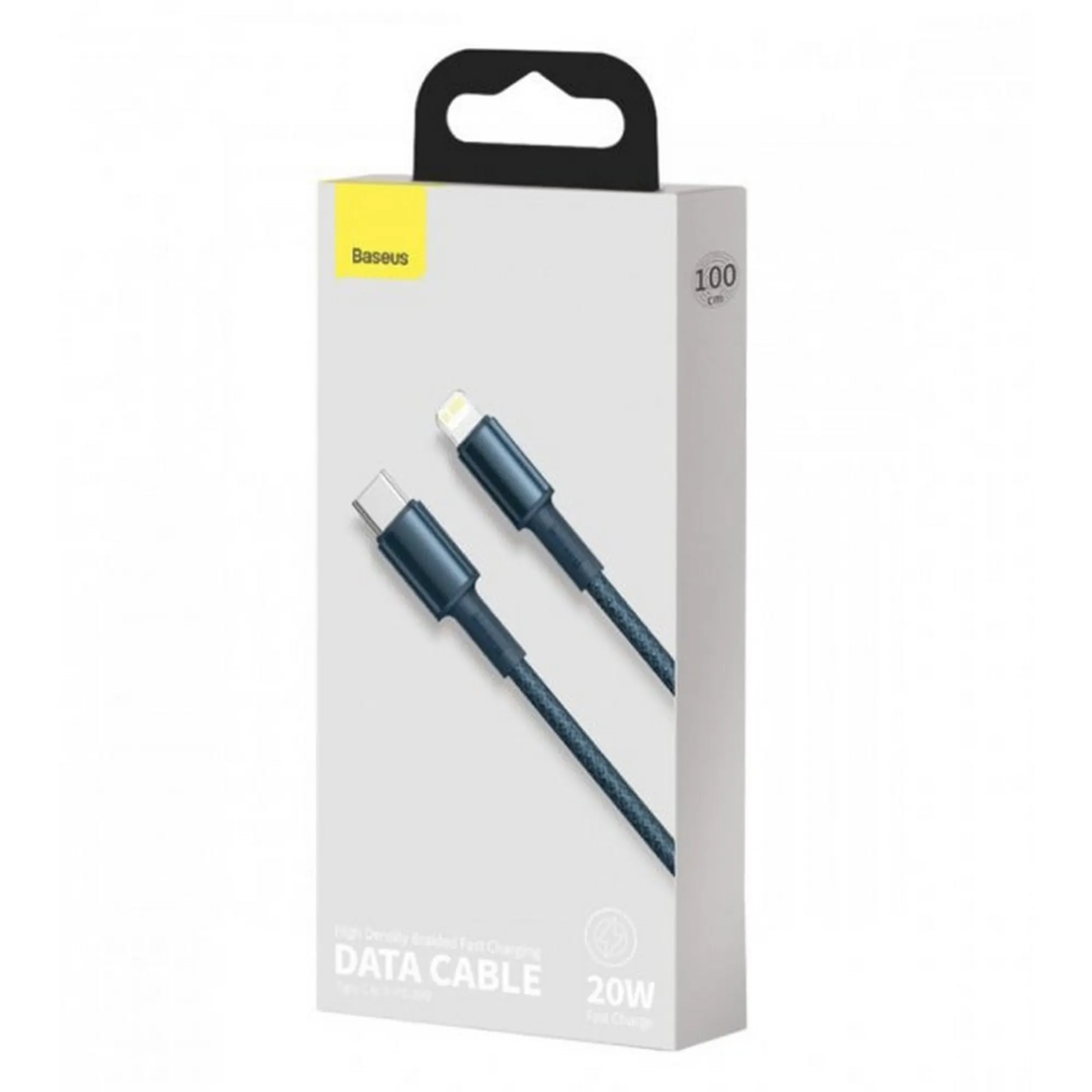 Купить Кабель Baseus High Density Braided Fast Charging Data Cable Type-C to iP PD 20W 1m Blue - фото 6